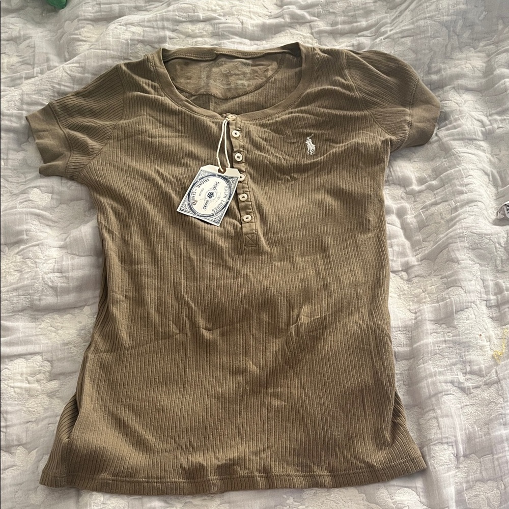NWT Ralph Lauren Y2K Short Sleeve Polo Shirt (100% Cotton)